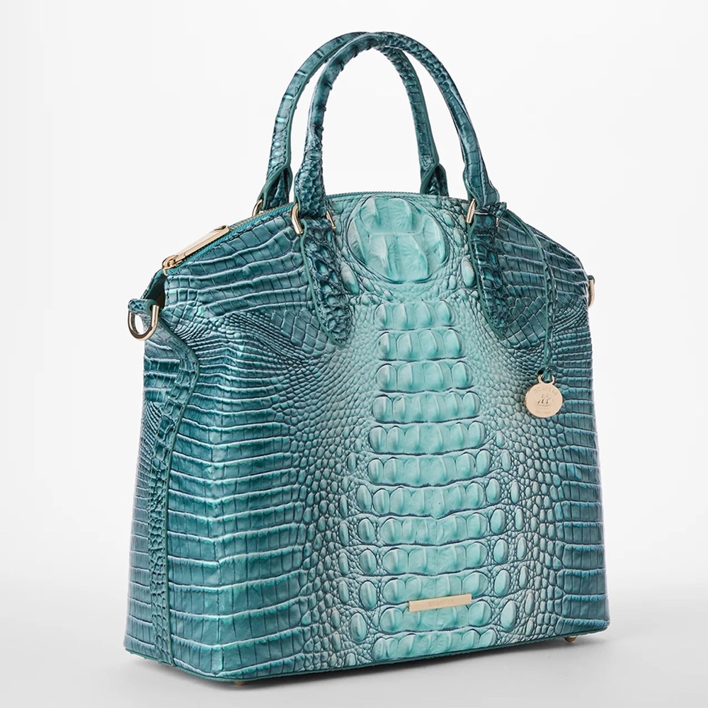 Large Duxbury Satchel in Spearmint Ombre Melbourne - Picture 2 of 6